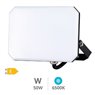 Proyector aluminio LED Sulevai 50W 6500K IP65 Negro