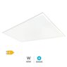 Panel empotrable LED rectangular Luena 119,5x59,5cm 60W 6000K Blanco