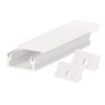 Kit perfil aluminio traslúcido empotrable suelo 2M para tiras LED hasta 12mm