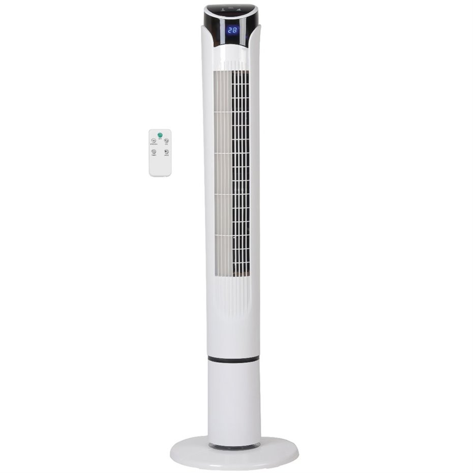 Ventilador de torre Kodima con mando 45W Blanco