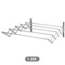 Tendedero extensible pared Bisalla 160cm con 5 barras de tendido