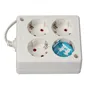 Base múltiple Serie Estándar cuadrada 4T (3x1.5mm) 1,5M Blanco
