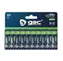 Pila GSC EcoPlus alcalina LR6 (AA) Pack 8+2ud