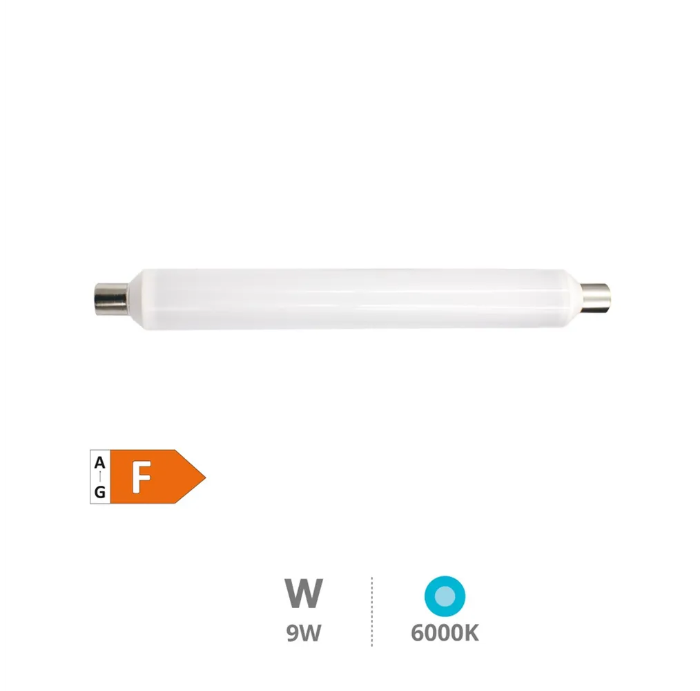 Bombilla LED sofito 9W S19 6000K