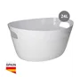 Cesto multiusos ovalado 24L Blanco