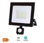 Proyector LED con sensor 50W 6500K IP65 Negro - Libertina