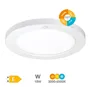 Downlight LED Bario empotramiento regulable con sensor movimiento y crepuscular 18W 3000K a 6500K regulable