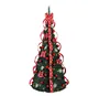 Árbol de navidad plegable decorado con luces Niah 1,8M