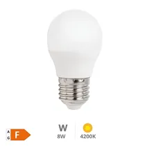 Bombilla LED esférica 8W E27 4200K - Libertina