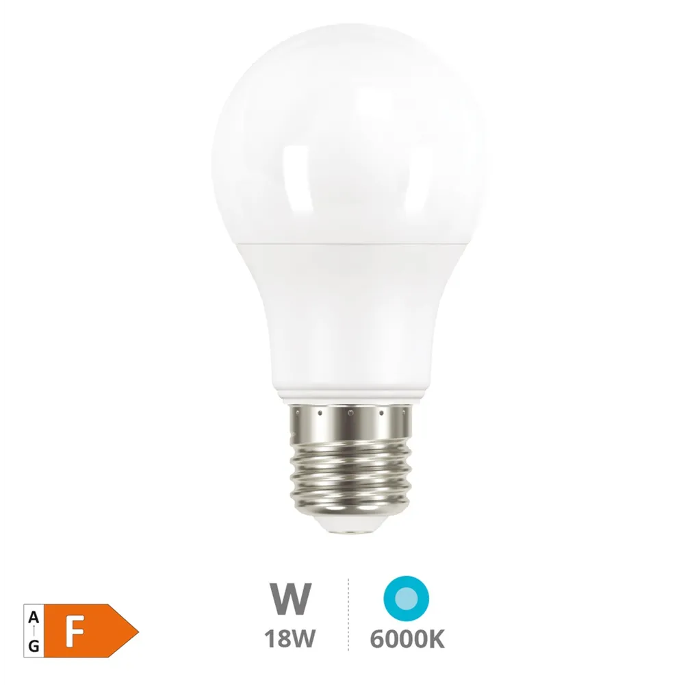 Bombilla LED estándar A65 18W E27 6000K - Libertina