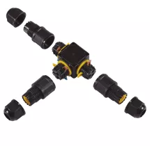 Conector estanco con regleta tipo T 0.5-2.5mm IP68