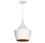 Lámpara de techo colgante Serie Gombe E27 Ø240mm Blanco