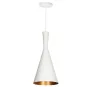 Lámpara de techo colgante Serie Ekiti E27 Ø180mm Blanco