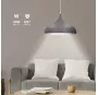 Lámpara colgante Serie Nola E27 Ø420mm Gris