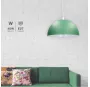 Lámpara colgante Serie Abala E27 Ø300mm Verde menta