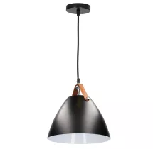 Lámpara de techo colgante Serie Dianza E27 Ø270mm Negro