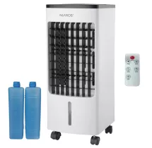 Enfriador de aire Tatasu 80W con mando, temporizador y depósito de 4L