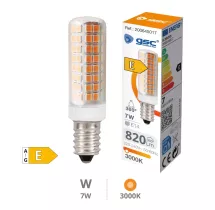 Bombilla LED tubular 7W E14 3000K