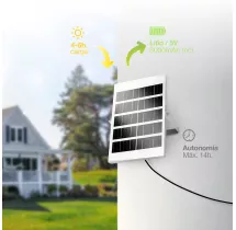 Plafón solar LED Telfer 6W 6500K