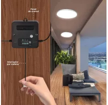 Plafón solar LED Telfer 6W 6500K