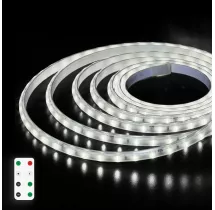 Kit de 10 metros de tira LED solar 0.2W/M 6500K para exteriores