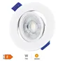 Aro basculante redondo empotrable LED Cumbo 7W 3000K Blanco 