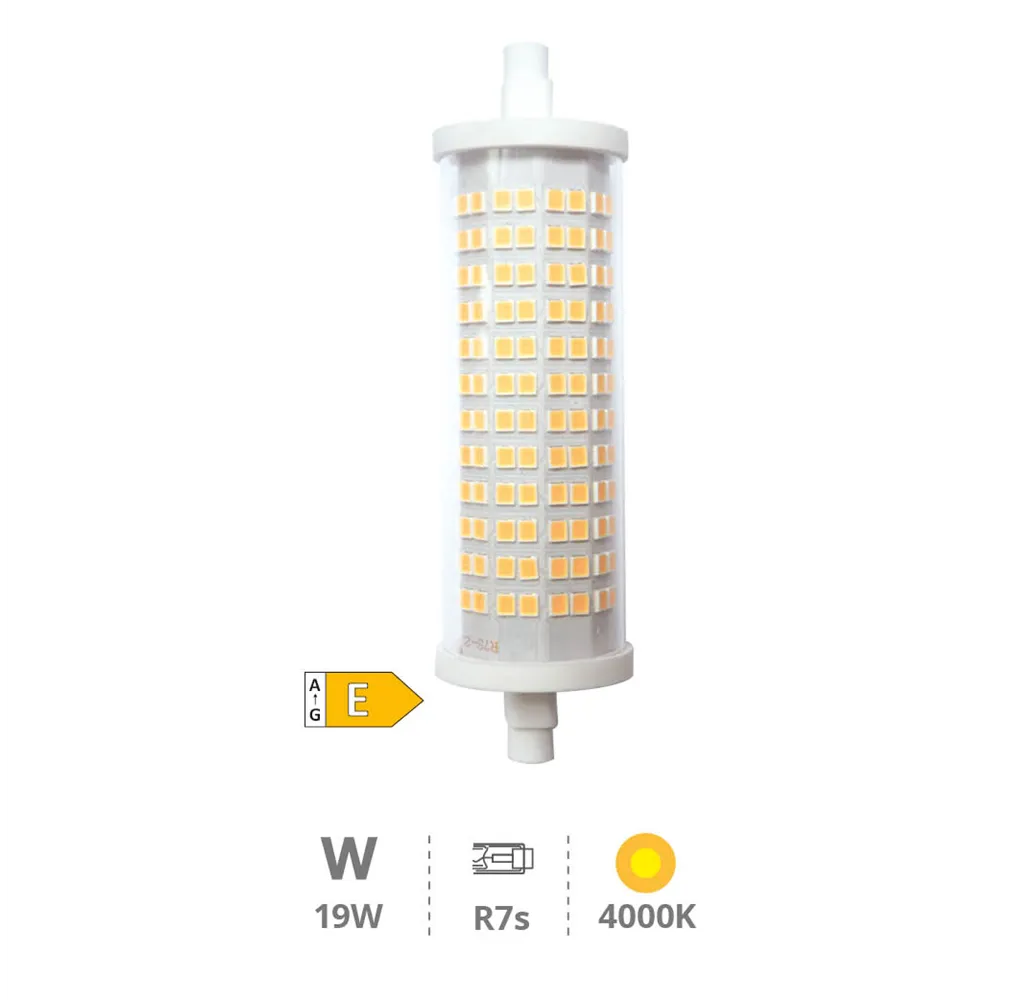 Bombilla lineal LED 118mm R7s 19W 4000K