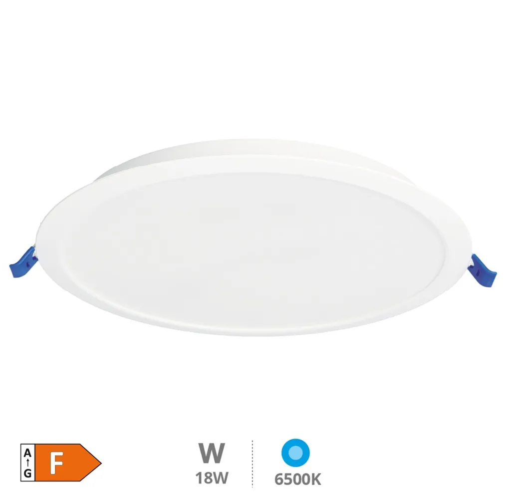 Downlight empotrable LED redondo Belur 18W 6500K Blanco