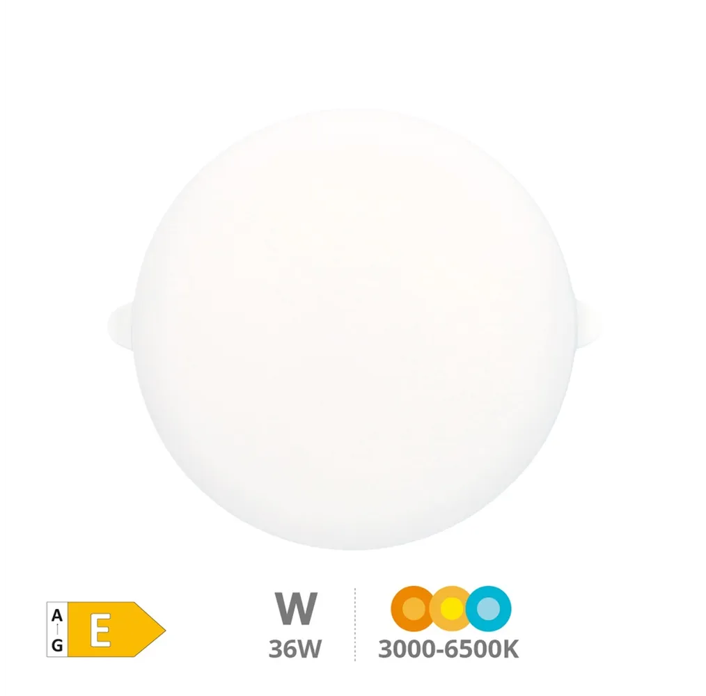Downlight LED Larissa empotramiento regulable 18W 3000-4000-6500K