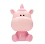 Luz de noche infantil LED Unicornio 5W RGB + luz día con altavoz y batería Rosa 