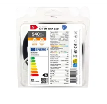 Kit 3M Tira de LED 6W/M IP20 2800K-3200K preparado 