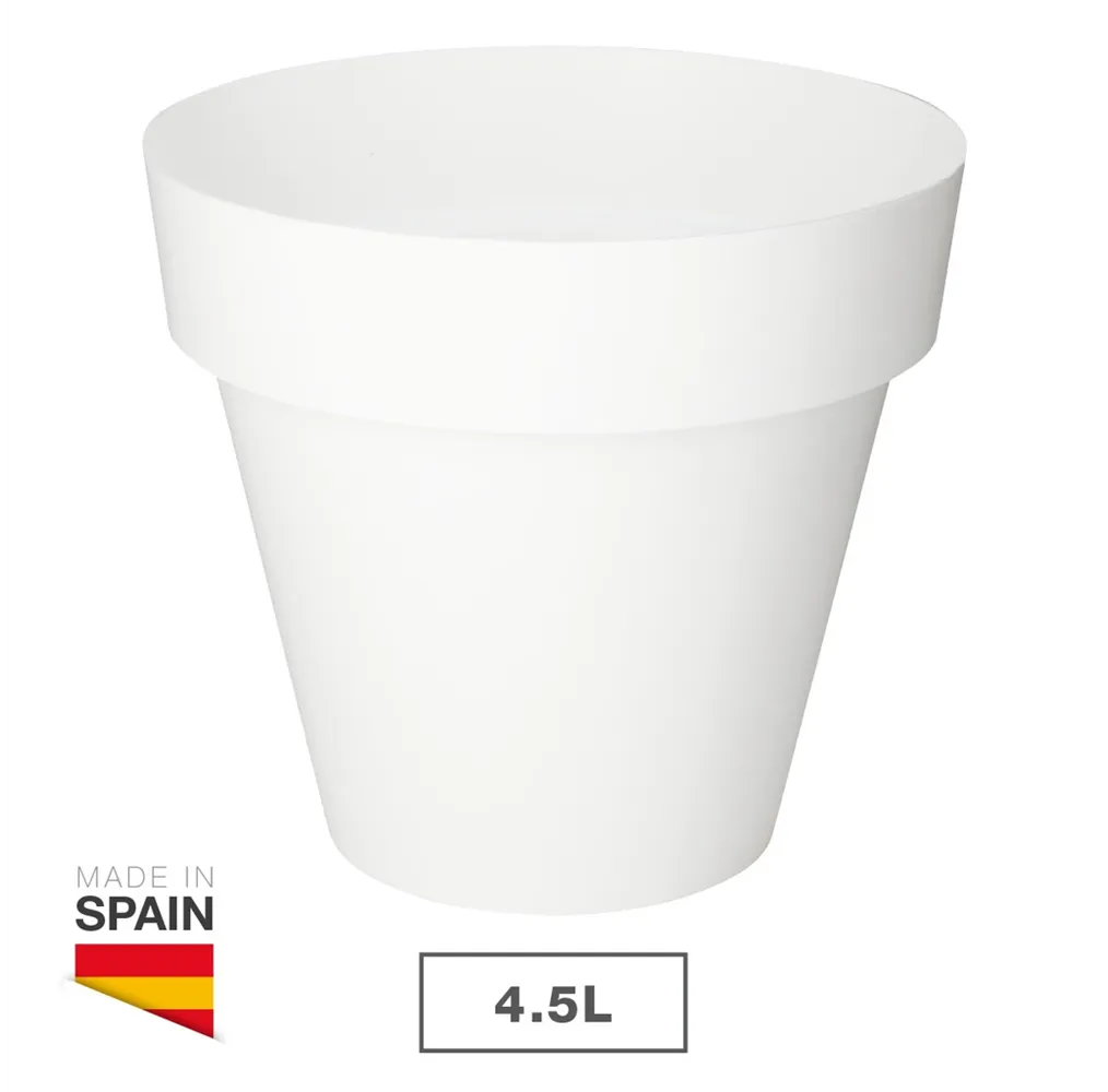 Maceta Tes Ø220mm Blanco