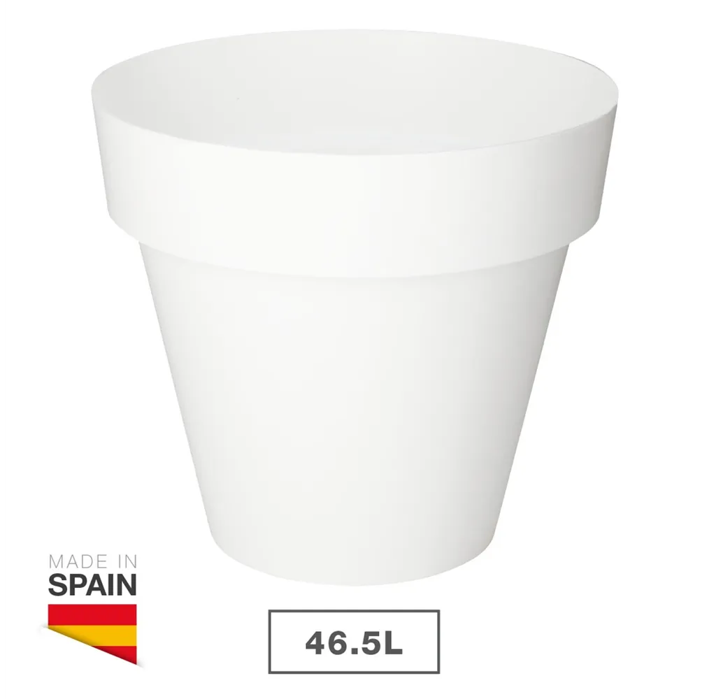Maceta Tes Ø480mm Blanco