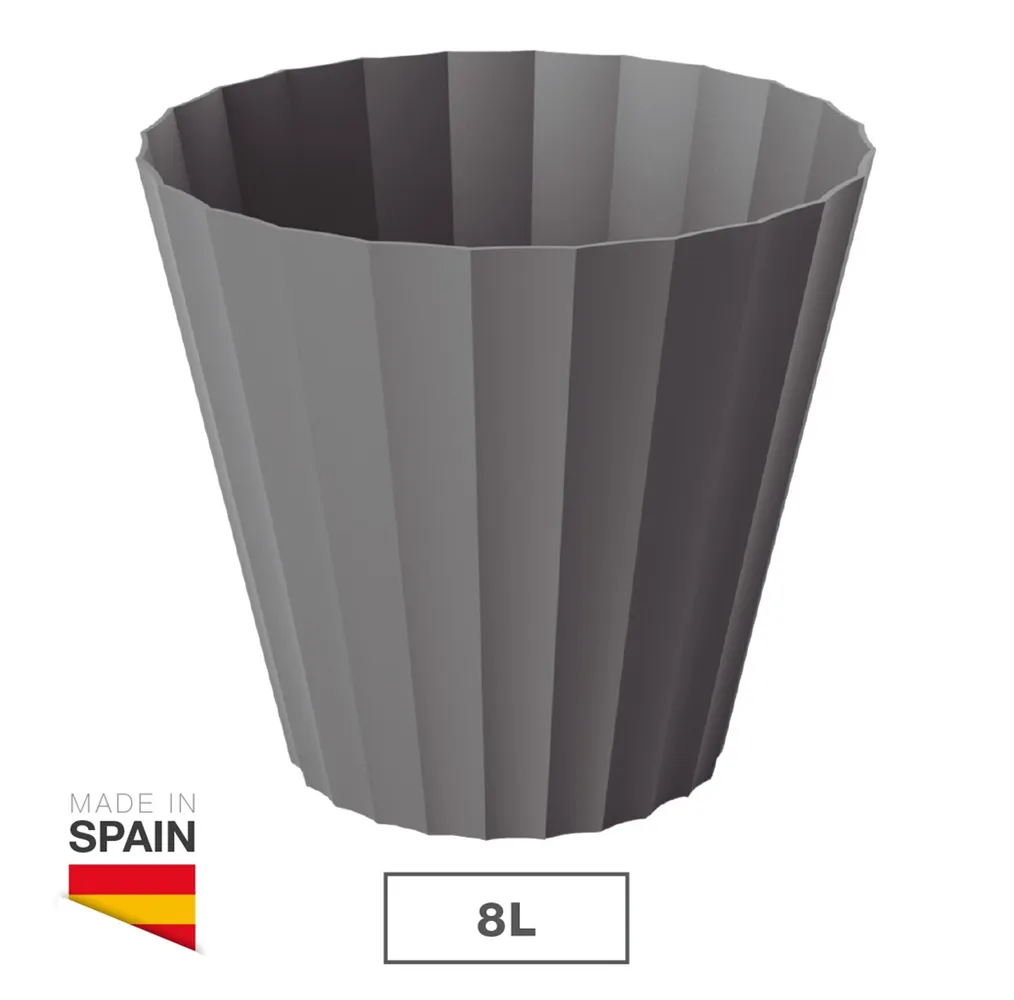 Maceta Doric Ø260mm Gris antracita