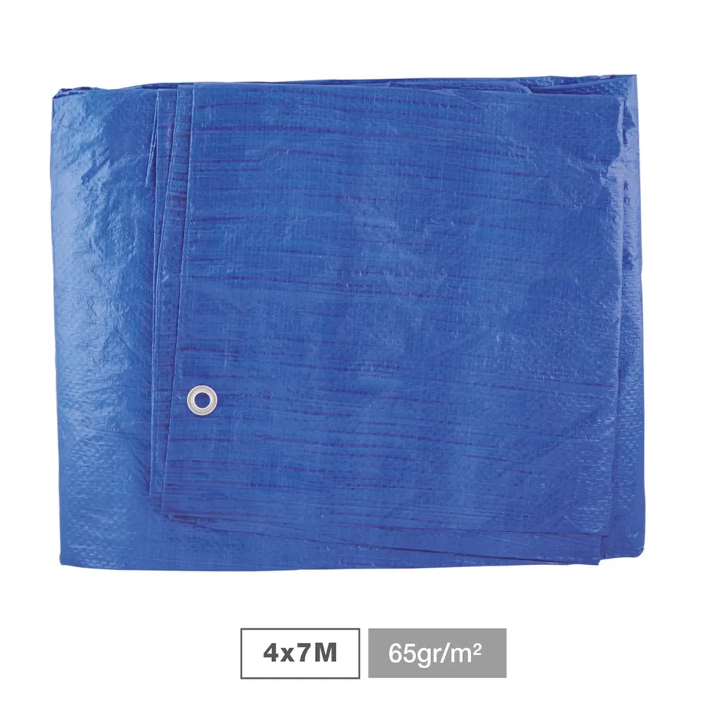 Toldo 65gr 4x7M Azul
