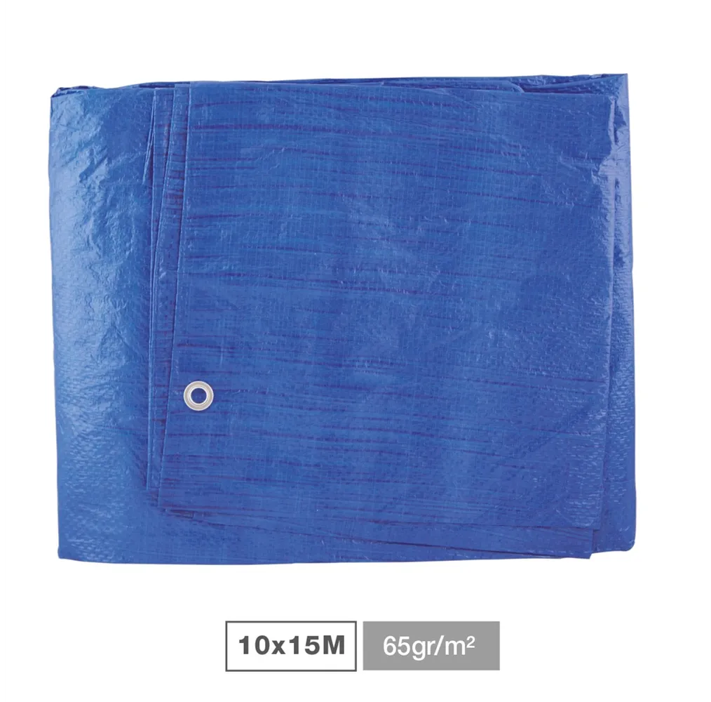 Toldo 65gr 10x15M Azul