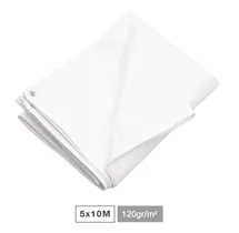 Toldo 120gr 5x10M Blanco