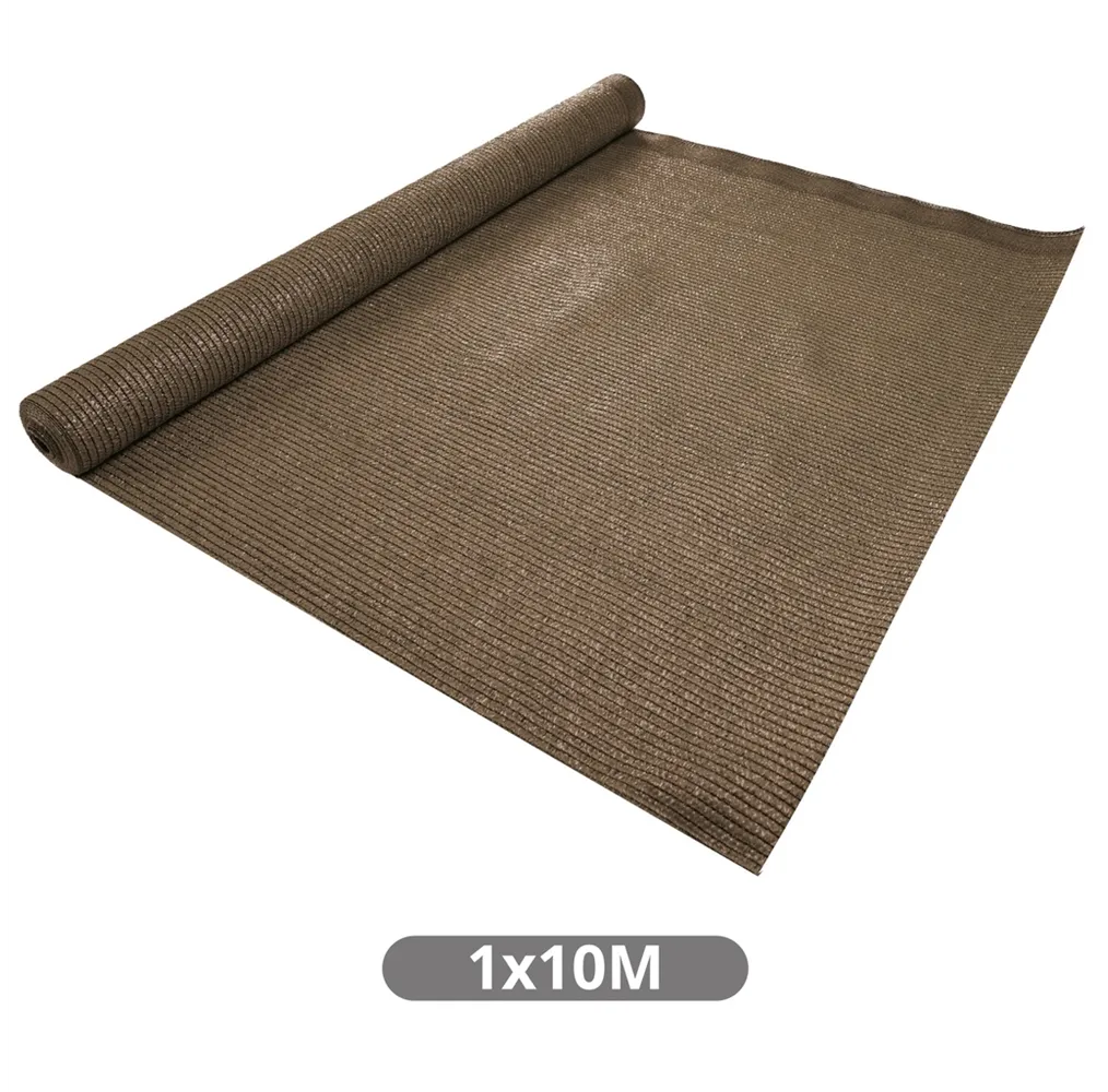 Malla de sombreo 1x10M 120g Marrón