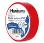 Cinta aislante eléctrica PVC 20M Rojo - 10u retráctil