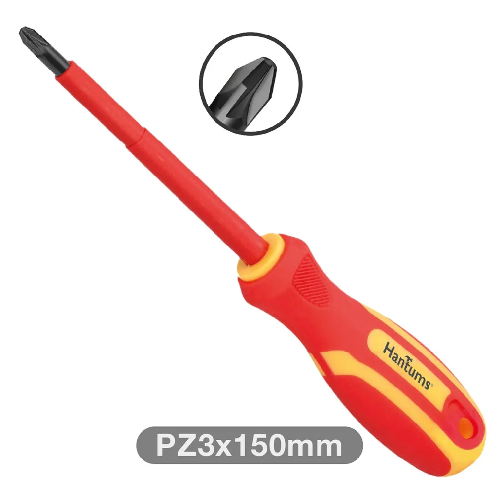 Destornillador Pozidriv aislado PZ3x150mm