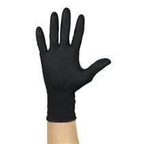 Caja 50 guantes desechables de nitrilo diamantado/grip Negro - Talla M