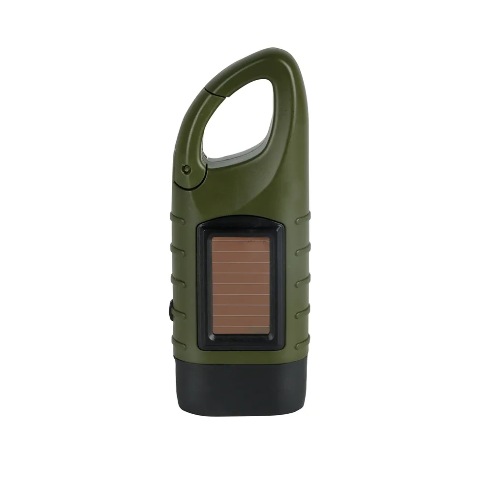 Linterna solar LED dinamo 20lm 