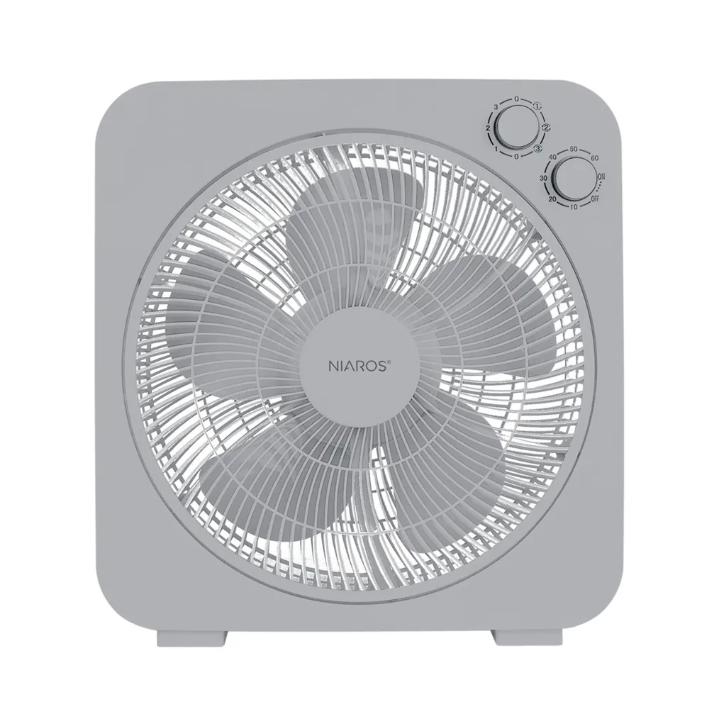 Ventilador Box Fan Bronte Ø31cm 45W Gris
