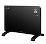 Radiador convector de cristal inteligente Zanthus Máx. 1500W Negro