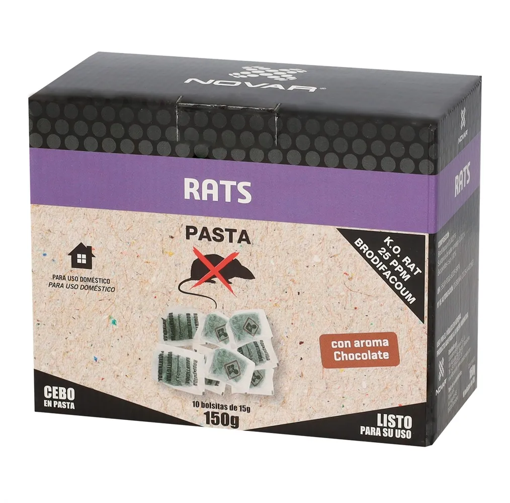 Pasta para ratas brodifacoum 150gr 