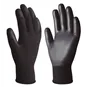 Guante poliéster y poliuretano Negro - Talla 10
