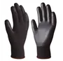 Guante poliéster y poliuretano Negro - Talla 11