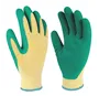 Guante poliéster y recubrimiento de latex Amarillo/Verde -Talla 8