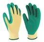 Guante poliéster y recubrimiento de latex Amarillo/Verde -Talla 9