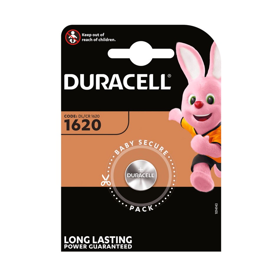 Caja de 5 Pilas de litio Duracell DL1620 en Blister
